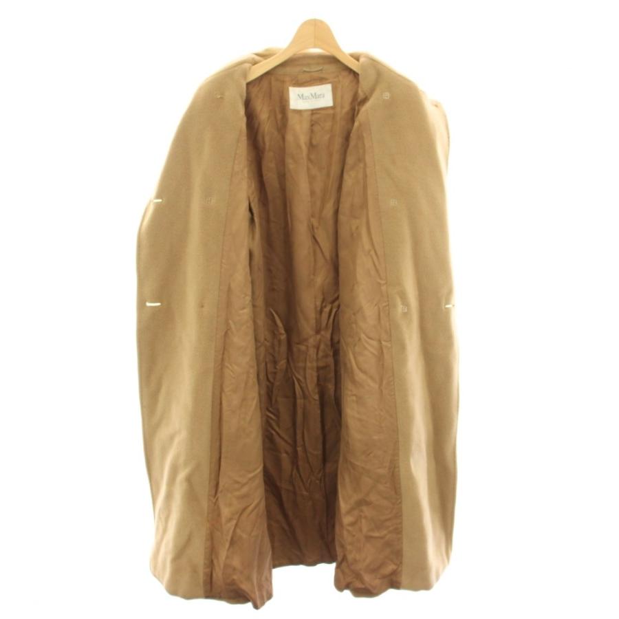 マックスマーラ MAX MARA チェスターコート ダブルブレストンコート アウター ウール カシミヤ混 40 茶 ブラウン /YT レディース_3
