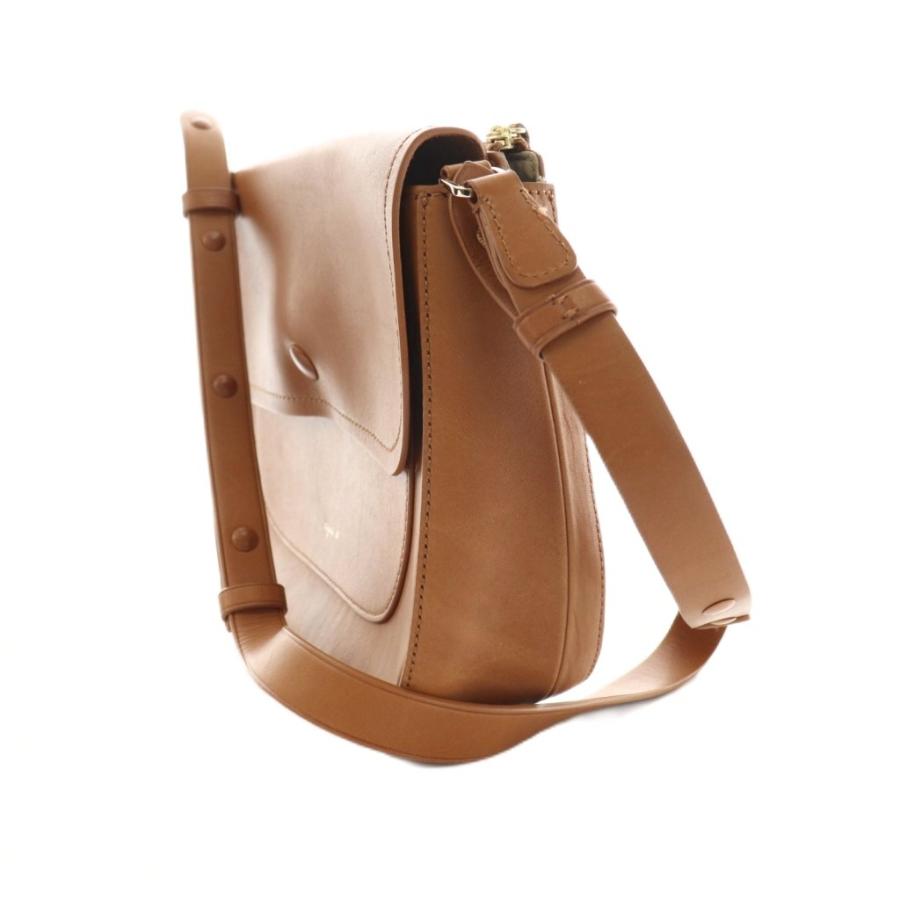 agnes b.（アニエスベー） ショルダーバッグ レザー 茶 ブラウン /SS