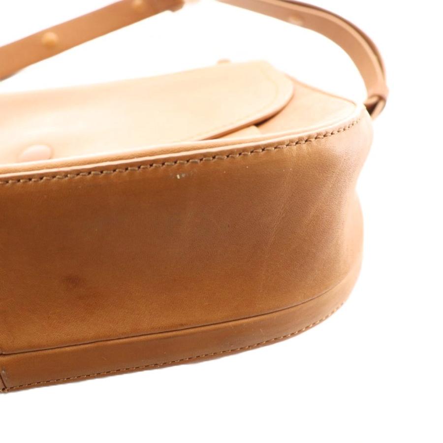 agnes b.（アニエスベー） ショルダーバッグ レザー 茶 ブラウン /SS