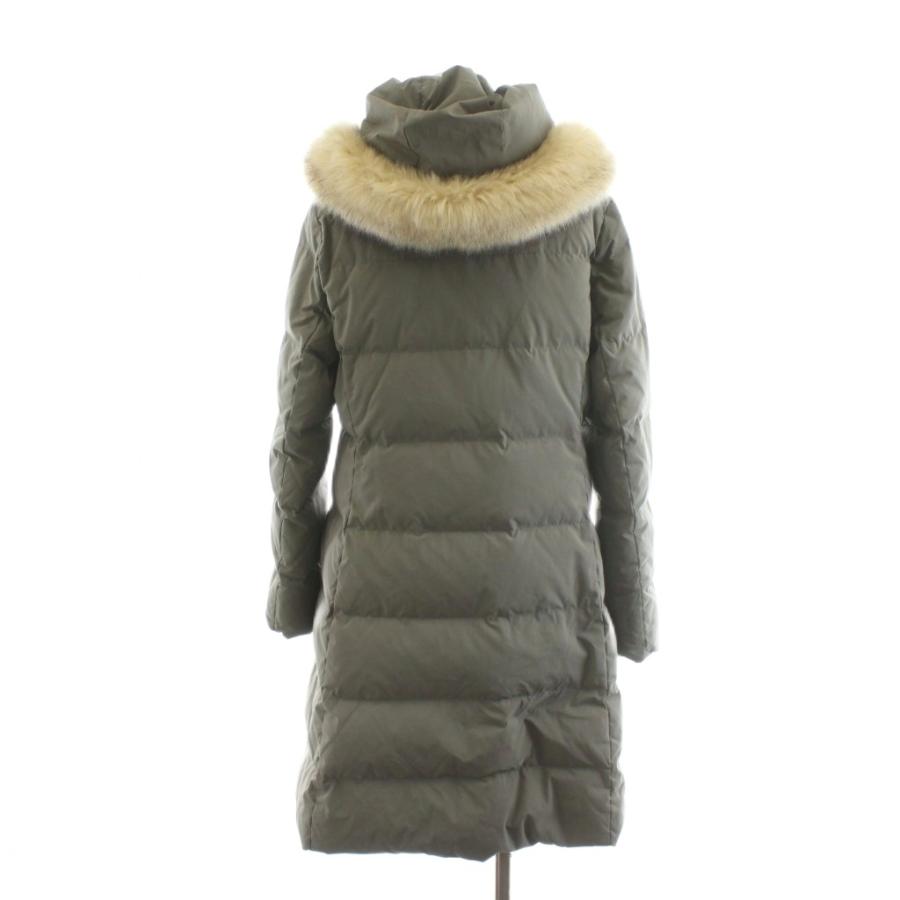 プラステ PLST ダウンコート ロング丈 フード ファー アウター M