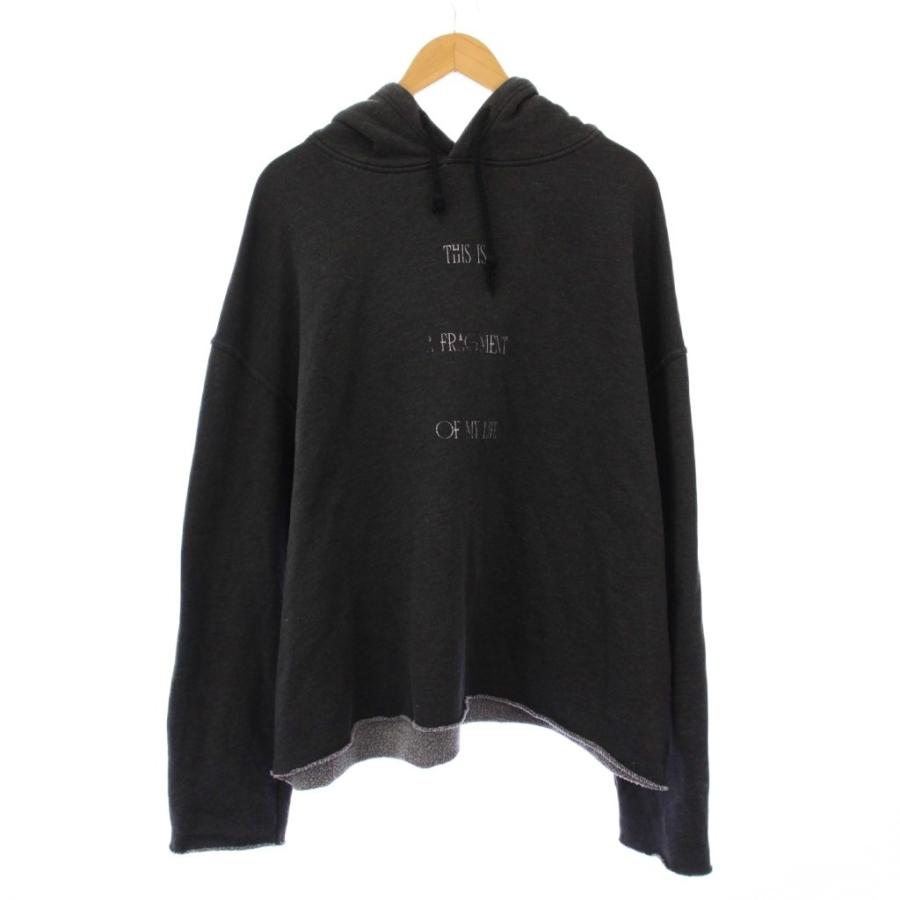 ZARA（ザラ） プルオーバーパーカー スウェット 長袖 裏起毛 ロゴ