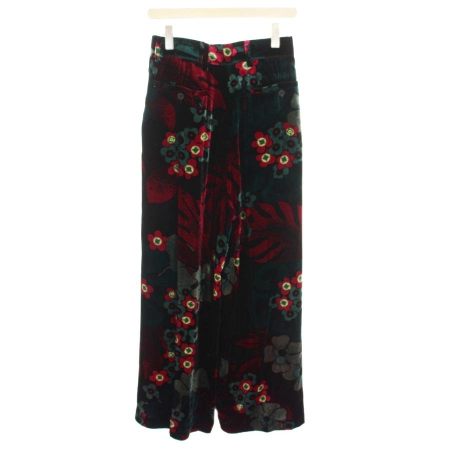 3日間限定値下げ ドリスヴァンノッテン フローラルプリント ストレートパンツ S 3日間限定値下げ ドリスヴァンノッテン フローラルプリント ストレート