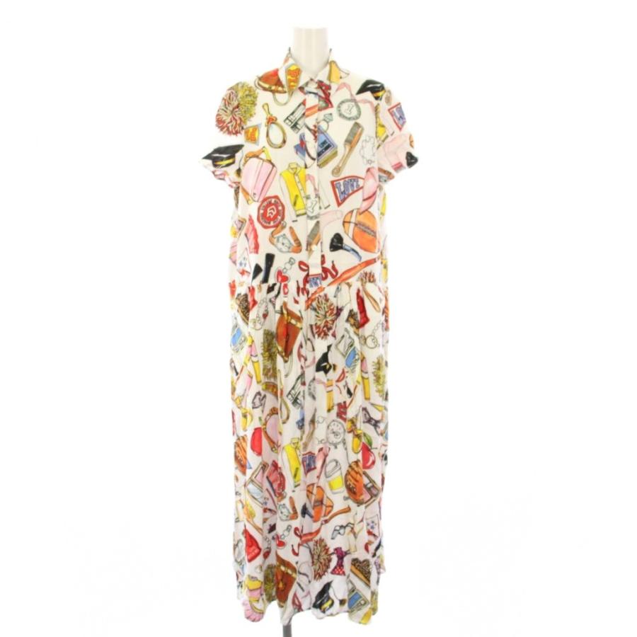 未使用品 ラブモスキーノ LOVE MOSCHINO タグ付き シャツワンピース