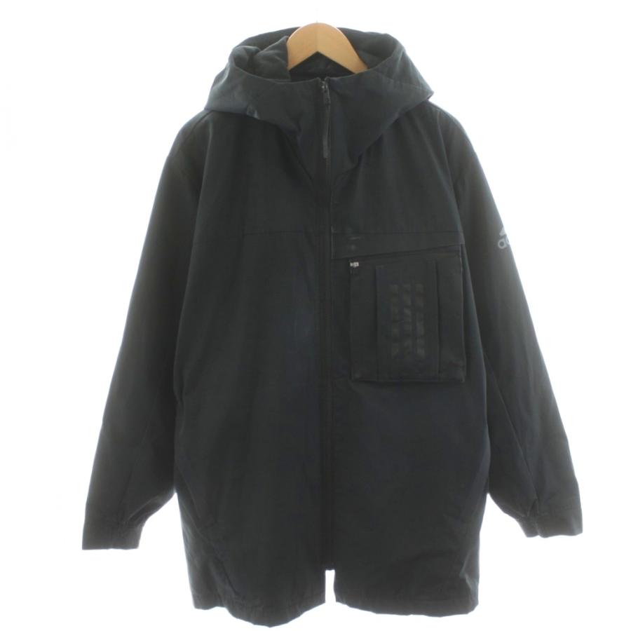 adidas（アディダス） ジャケット フード ロゴ アウター 2XO 黒