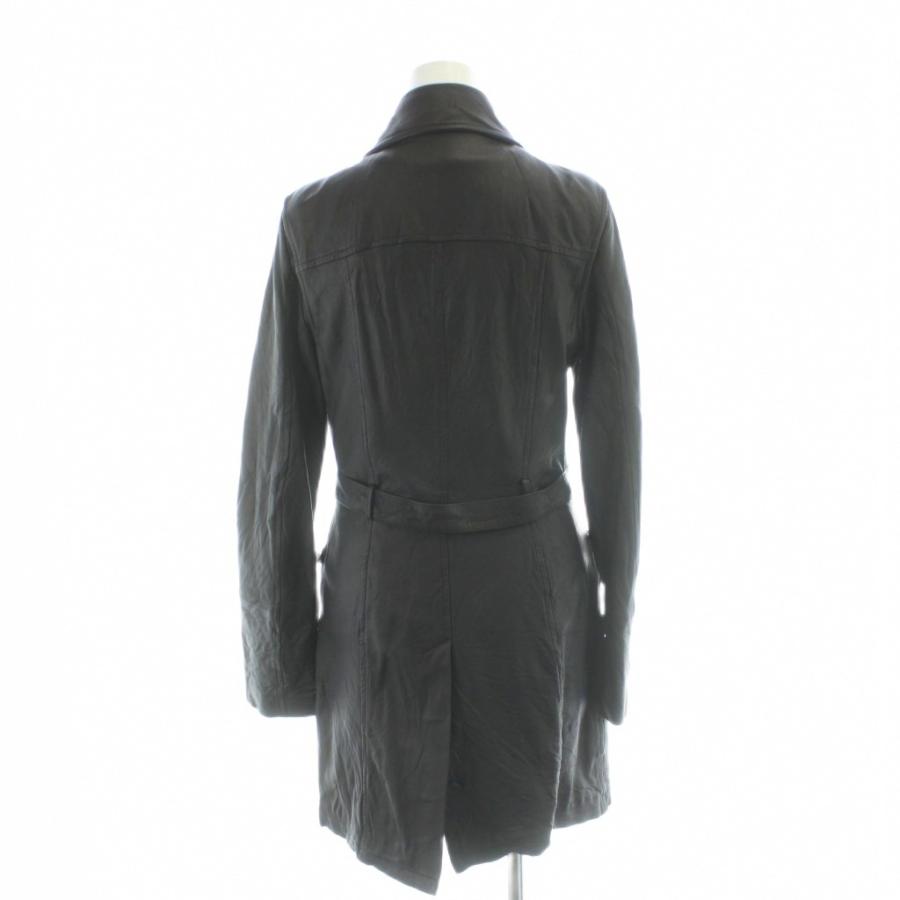 パトリツィアペペ PATRIZIA PEPE シープレザー コート 40 黒 /AP