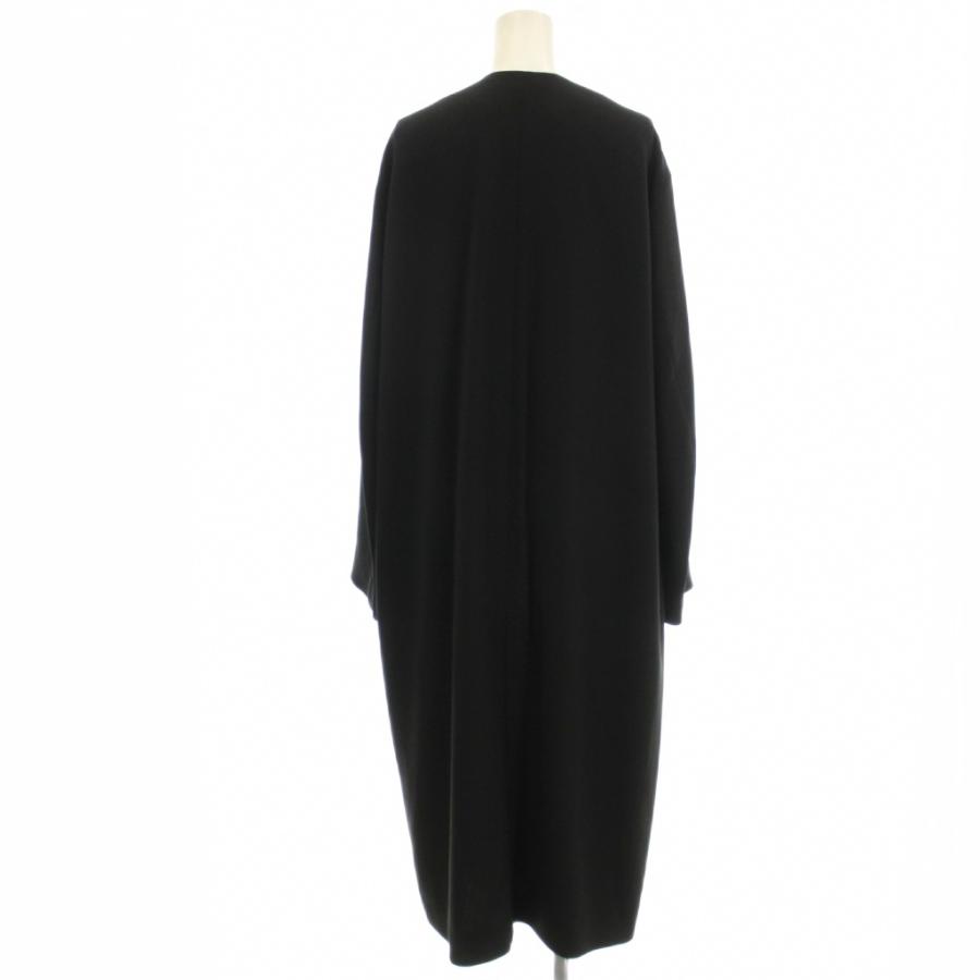 【1回着用のみ】Deuxieme Classe トリアセジョーゼットコート 黒 Deuxieme Classe（ドゥーズィエムクラス）の「トリアセジョーゼット