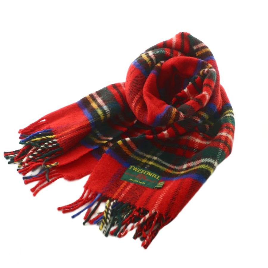 ツイードミル TWEEDMILL ストール マフラー ウール チェック柄