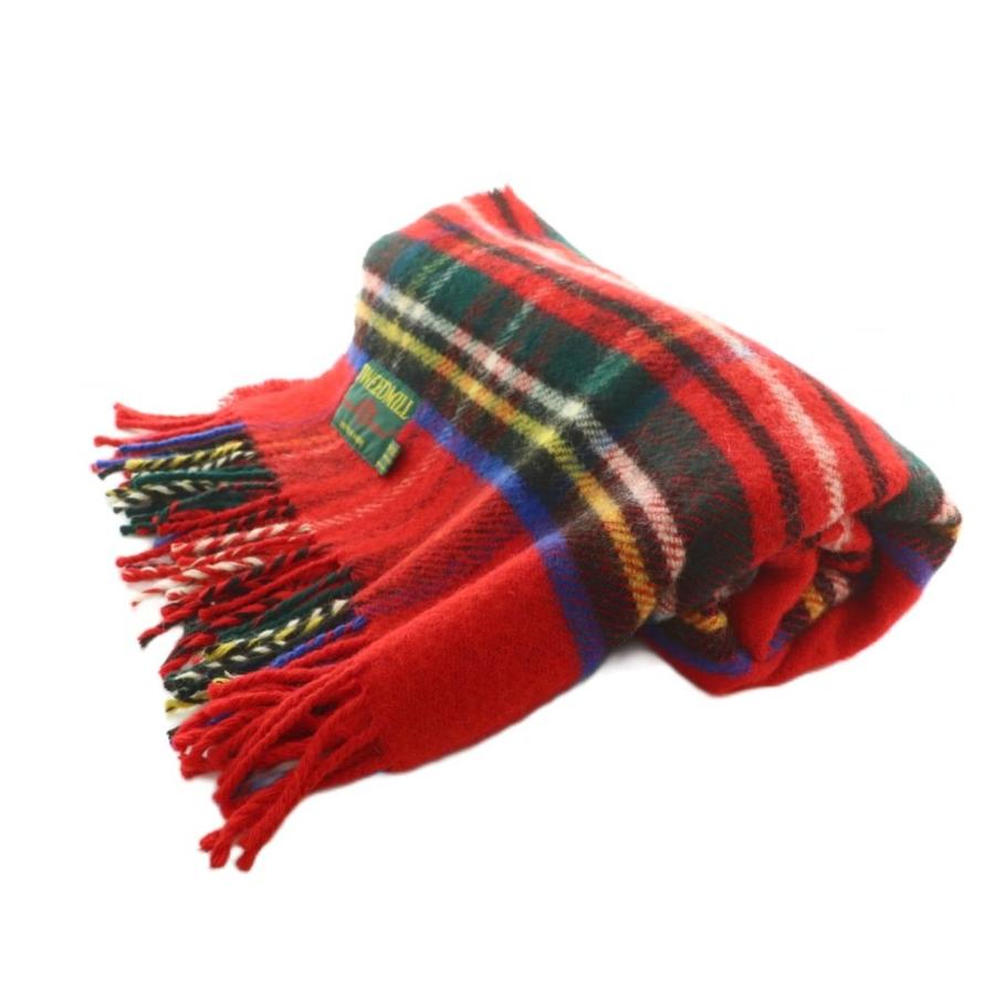 ツイードミル TWEEDMILL ストール マフラー ウール チェック柄