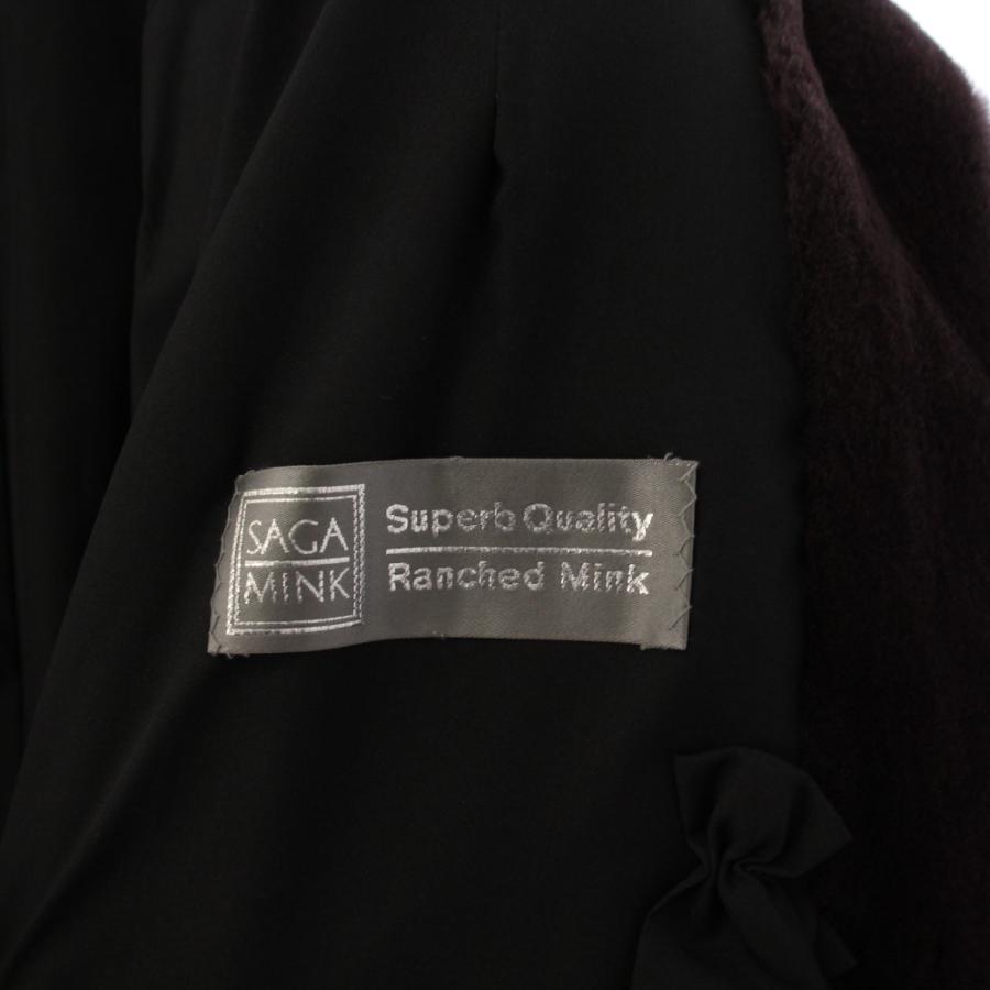 サガミンク SAGA MINK 銀サガ シェアードミンクファーコート 毛皮 
