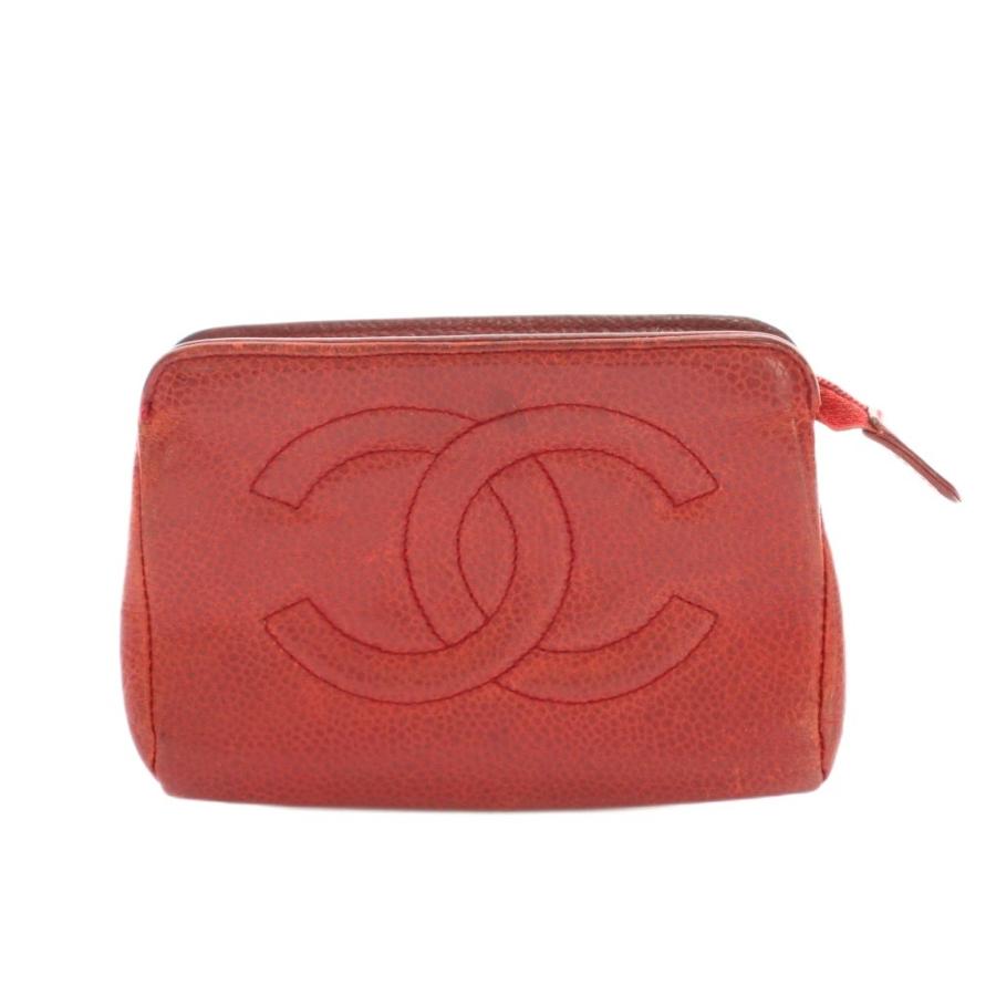 CHANEL（シャネル） 小銭入れ コインケース ポーチ レザー ココマーク