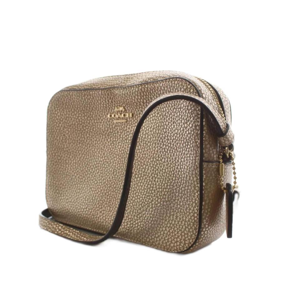 付属品完備 美品 COACH コーチ メタリックゴールドミニバッグ ショルダー付 COACH（コーチ） ショルダーバッグ レザー ゴールド色 C1404 /AN5