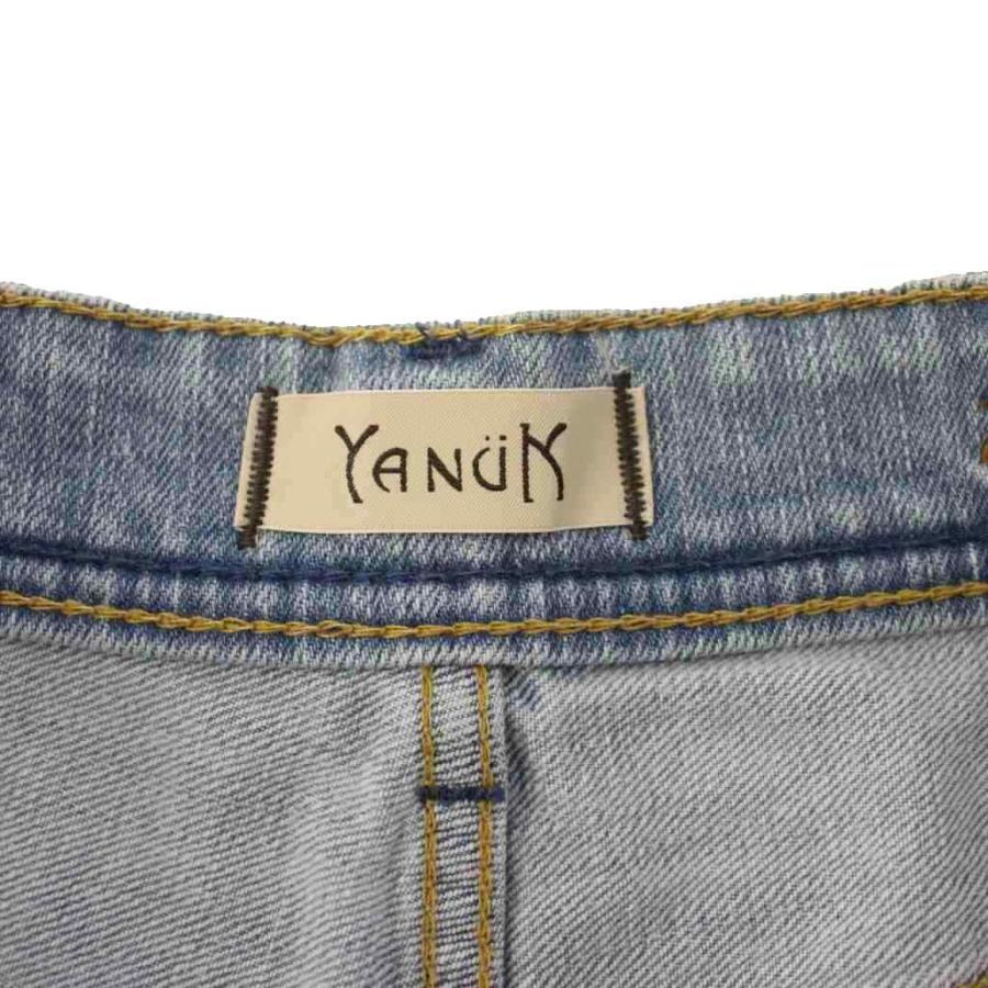 ヤヌーク YANUK JOAN デニムパンツ ジーンズ ワイド 23 青 57131301