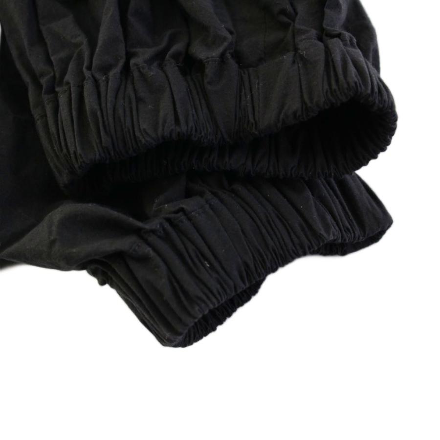 美品 ENFOLD 24SS ギャザーネックオールインワン ブラック 36 【公式
