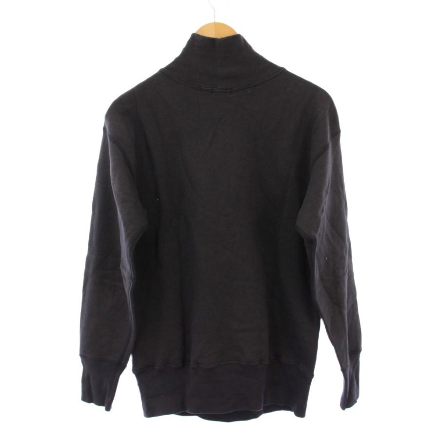 BRIEFING 裏起毛ブラック タートルネックトレーナー ウエアハウス WAREHOUSE スウェット トレーナー タートルネック 長袖