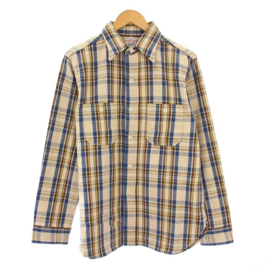 ウエアハウス WAREHOUSE ネルシャツ カジュアル 長袖 レギュラーカラー