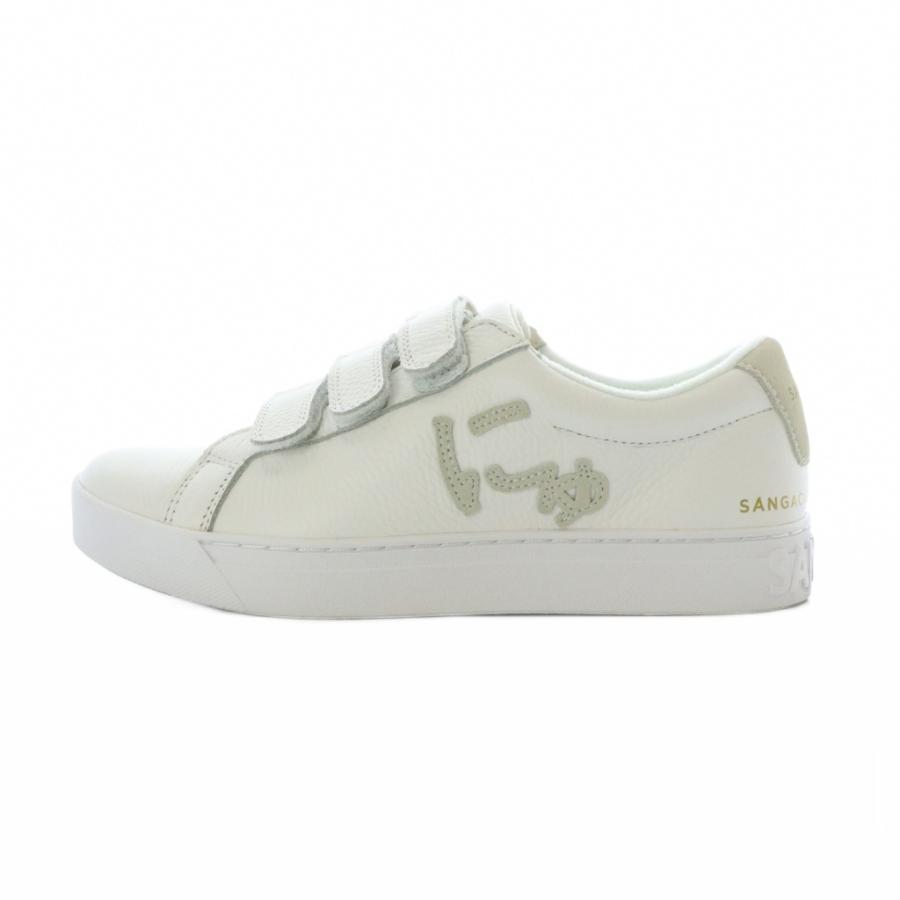 サンガッチョ Sangacio にゅ〜ず OFF COAT スニーカー 24cm 白
