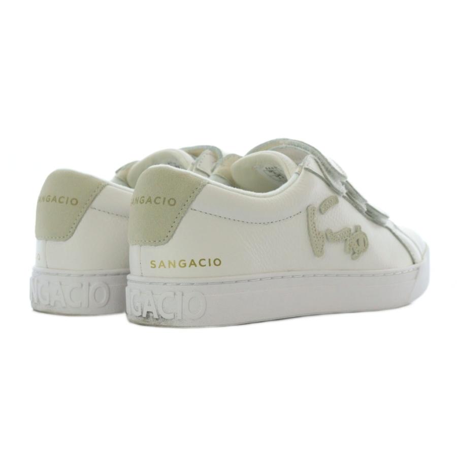 サンガッチョ Sangacio にゅ〜ず OFF COAT スニーカー 24cm 白