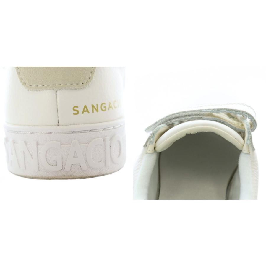 SANGACIO にゅ～ず　OFF COAT サンガッチョ Sangacio にゅ〜ず OFF COAT スニーカー 24cm 白