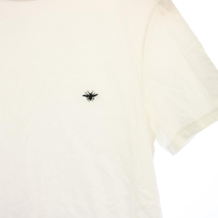ディオールオム Dior HOMME BEE刺繍 Tシャツ カットソー 半袖 XXS 白