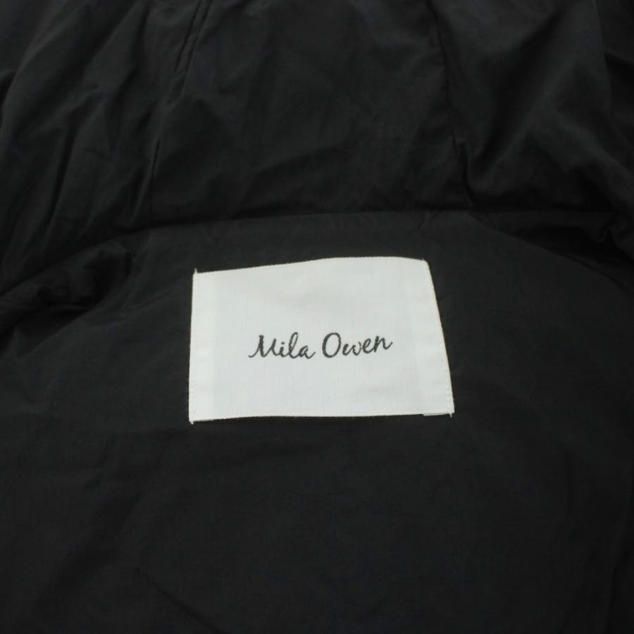 美品 ミラオーウェン MilaOwen ダウンポンチョ 黒 ONE Mila Owen - MilaOwen☆ダウンポンチョの通販 by シャドーっち's shop