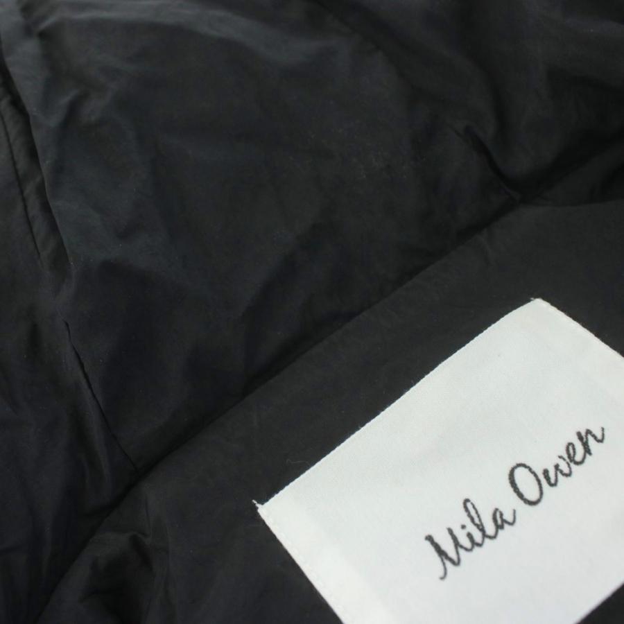 美品 ミラオーウェン MilaOwen ダウンポンチョ 黒 ONE ETERNAL THINGS 長く愛せる大人の名品リスト Vol.5 Starring by Maria
