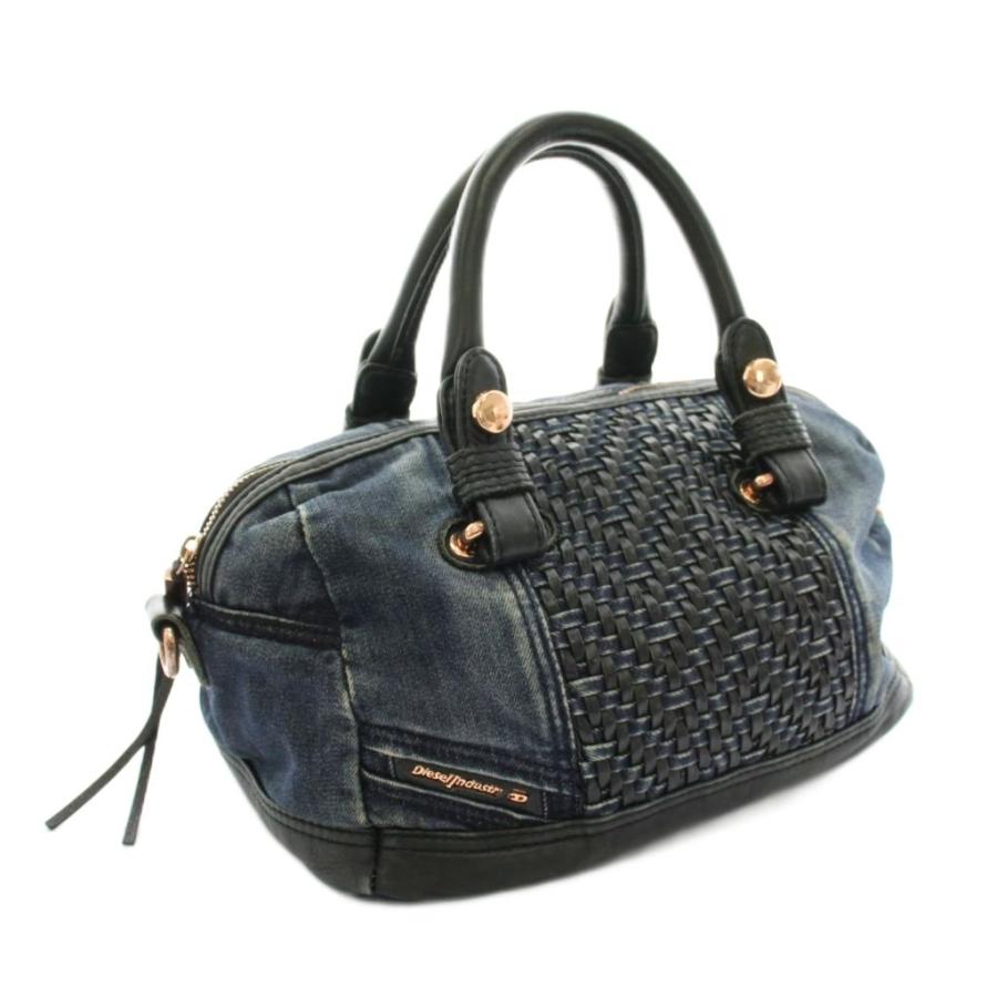 ディーゼル DIESEL デニムハンドバッグ ショルダーバック 2way レザー 