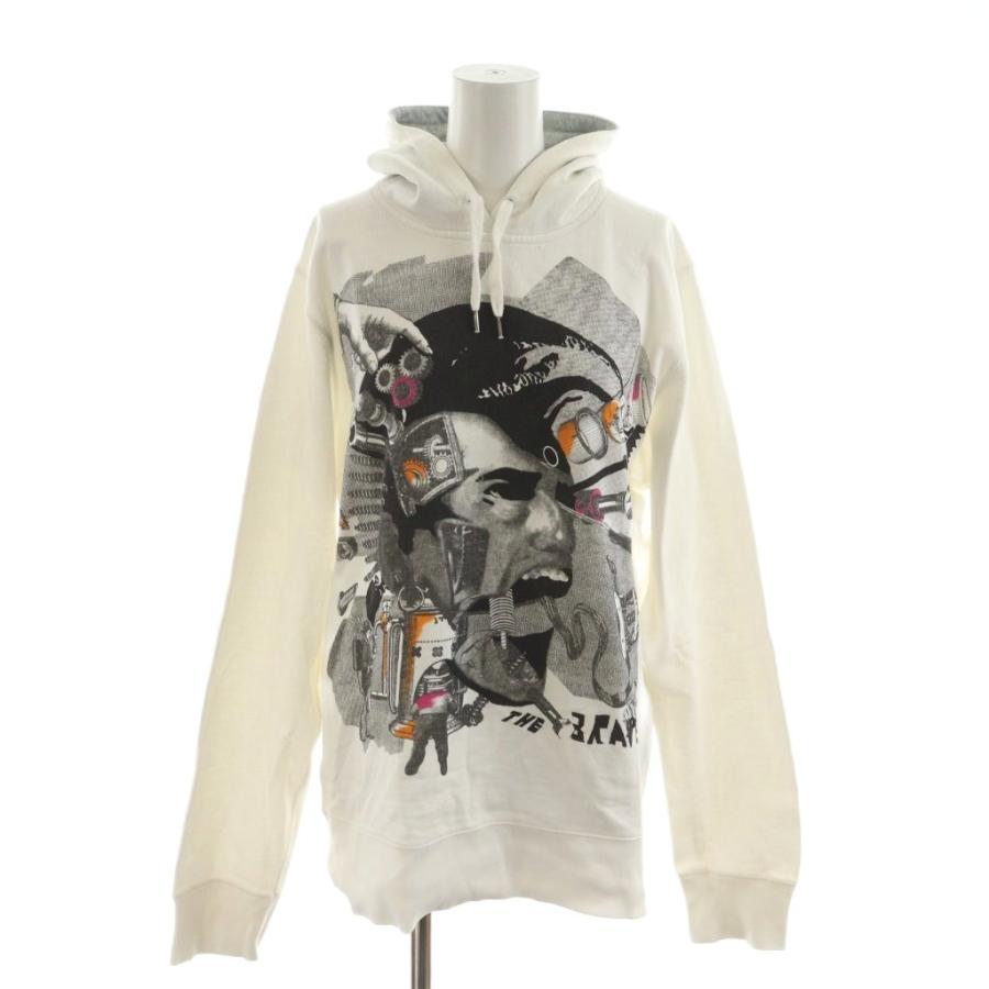 DIESEL（ディーゼル） プルオーバーパーカー スウェット 長袖 L 白 