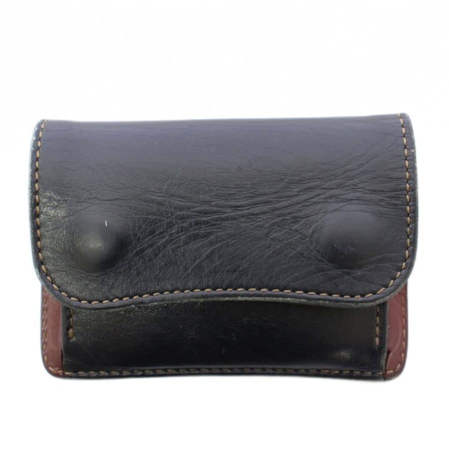 WILDSWANS tongue タング クロコ　ブラック ワイルドスワンズ WILDSWANS TONGUE タング クロコダイル 小銭入れ