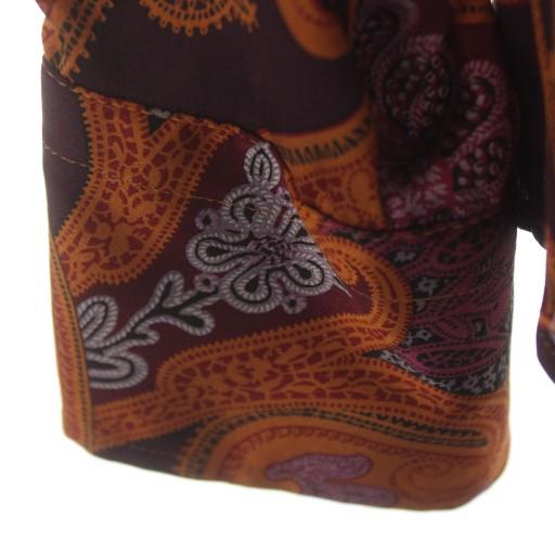 ETRO（エトロ） シャツ ブラウス 長袖 ペイズリー柄 オレンジ /AN30