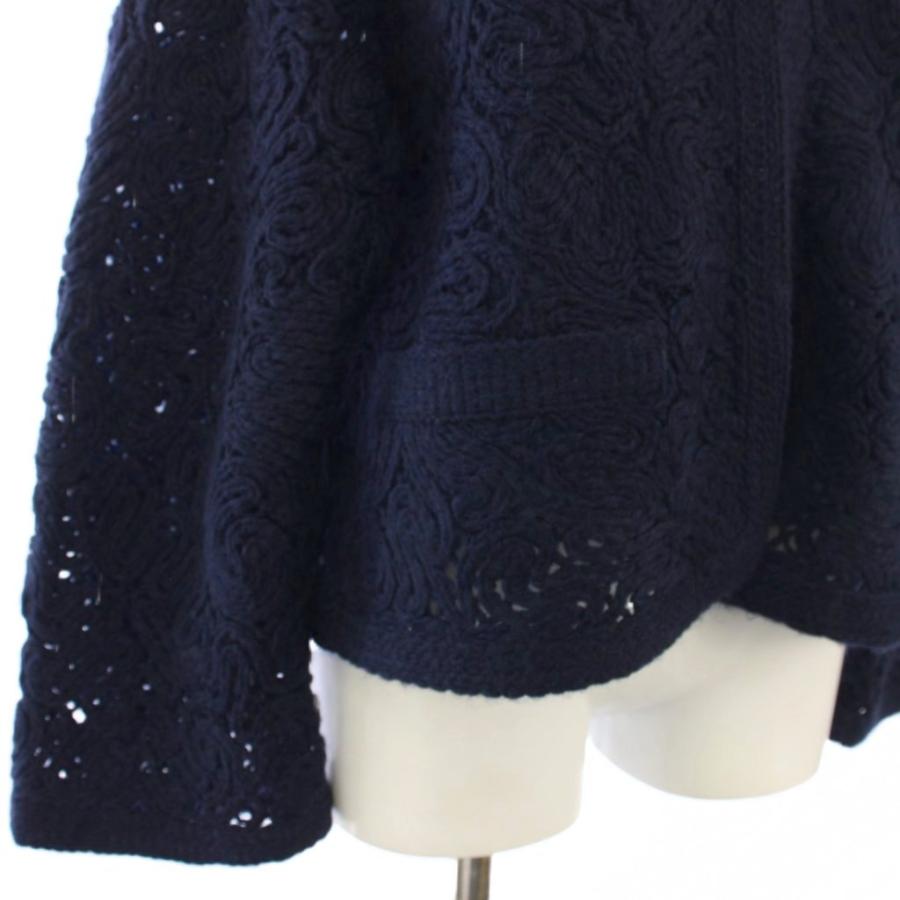 イエナ IENA 24AW エンブロイダリーレースジャケット ノーカラー