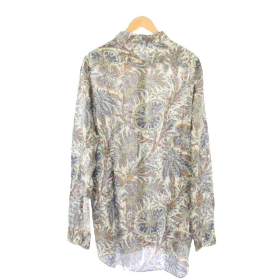 ETRO（エトロ） 未使用品 ペイズリー柄 シャツ 長袖 XXXL 白 /KH