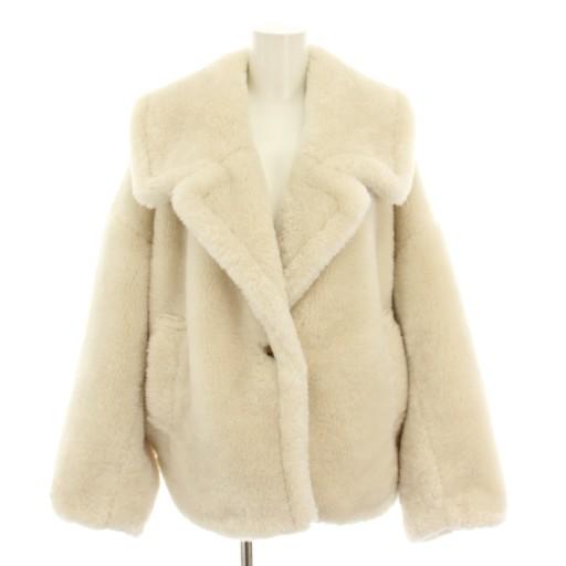 ノーブル NOBLE 24AW スノーボアビッグカラーコート フェイクファー