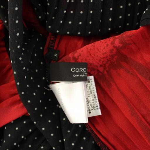 CORCOVADO コルコバード ボウタイマキシ丈ワンピース 長袖 シフォン