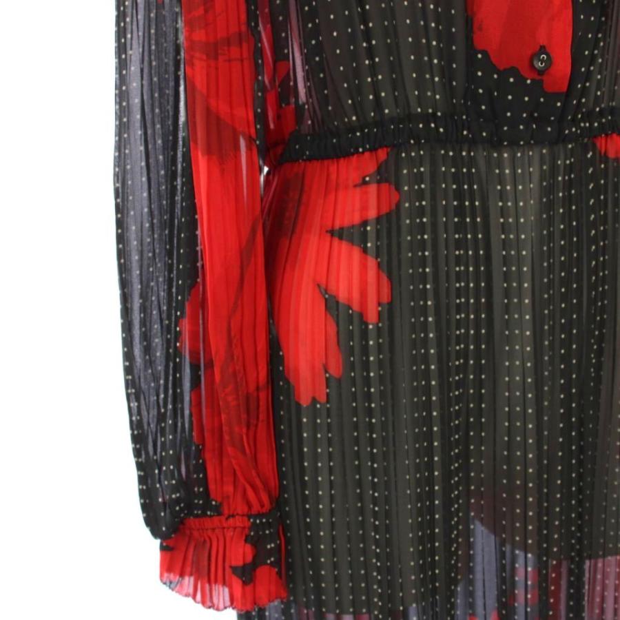 CORCOVADO コルコバード ボウタイマキシ丈ワンピース 長袖 シフォン