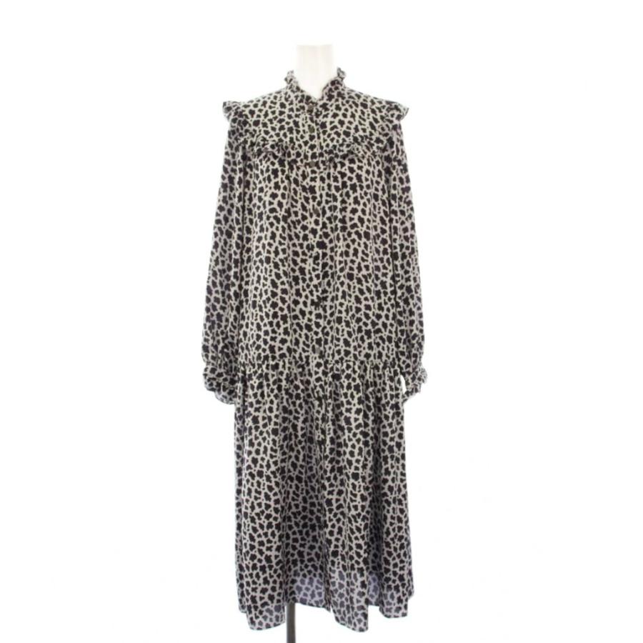 グレースクラス GRACE Class 22AW レオパードフリルシャツワンピース
