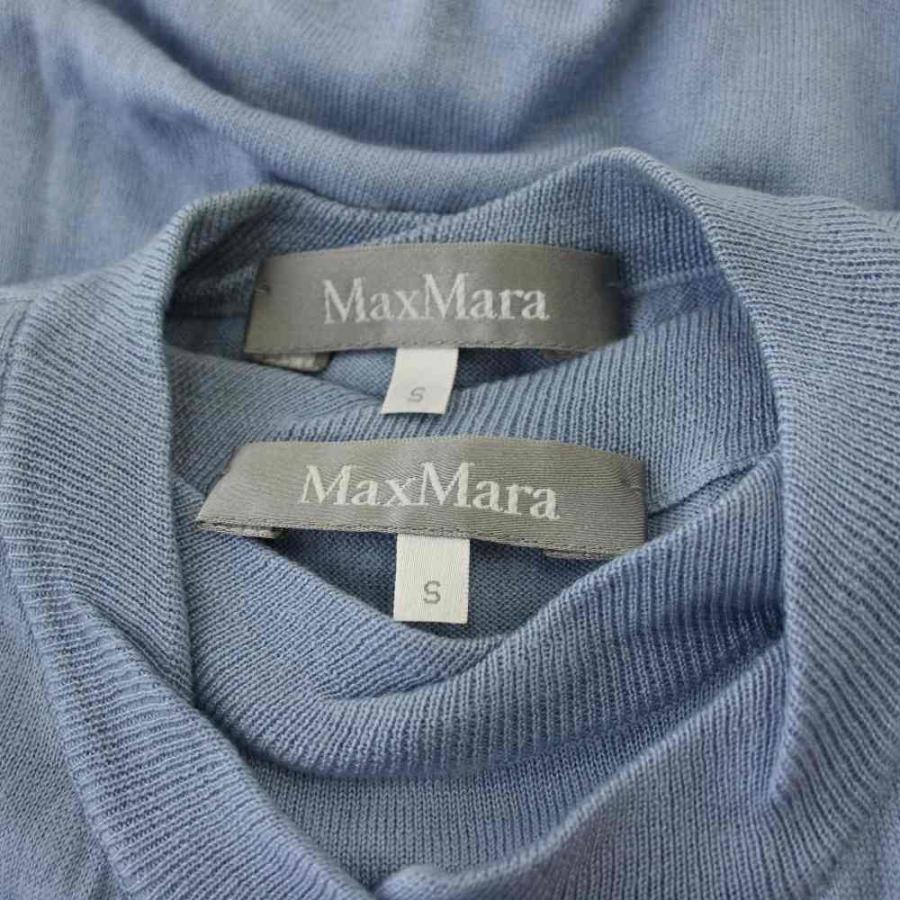 Max Mara（マックスマーラ） アンサンブルニット 絹 シルク S 水色 
