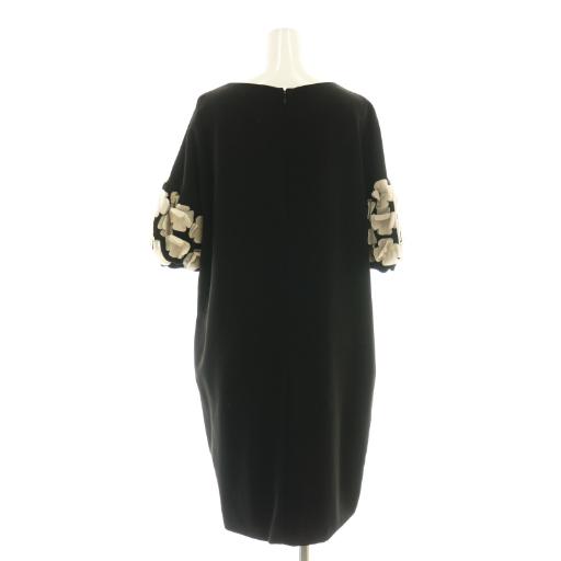 プープレ peu pres ワンピース 半袖 ロング F 黒 /NR □OS レディース