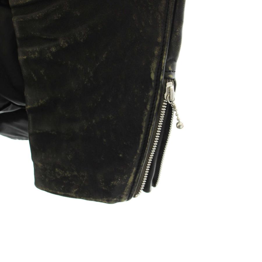 アンダーカバー UNDERCOVER 30th Anniversary Leather sleeve down 