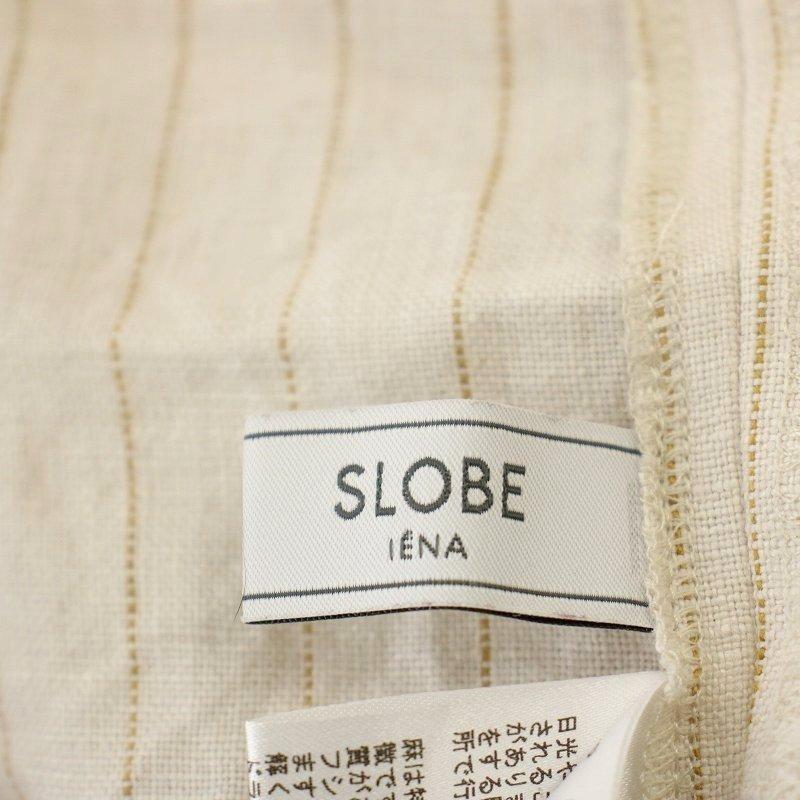 イエナ SLOBE IENA ダブルジャケット リネン テーラードジャケット 