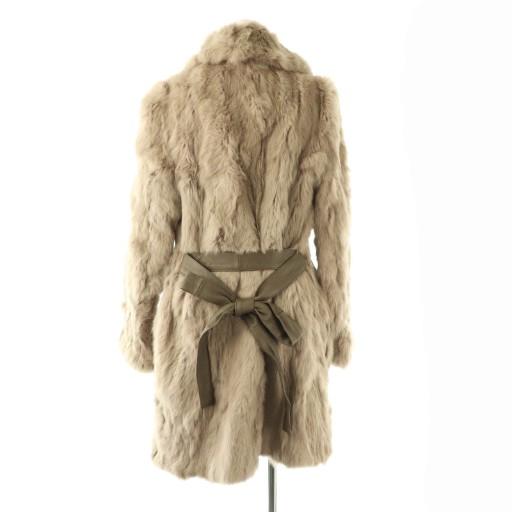 JILL STUART（ジルスチュアート） ラビットファーコート 毛皮 S モカ
