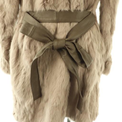 JILL STUART（ジルスチュアート） ラビットファーコート 毛皮 S モカ