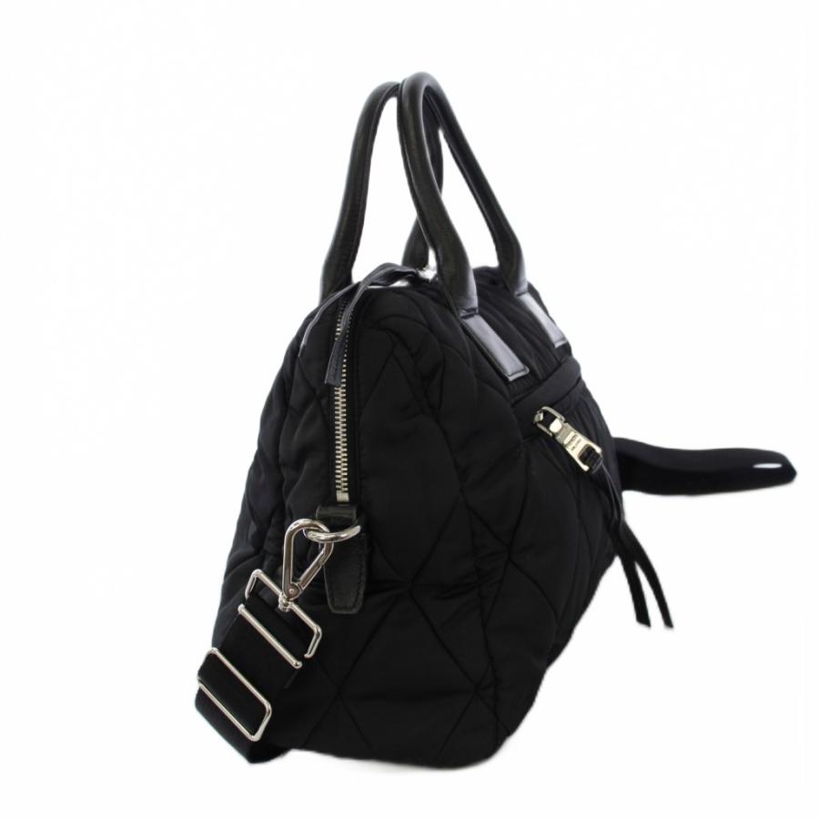 PRADA プラダ　2way ボストンバッグ　ナイロン　ブラック PRADA（プラダ） テスートボンバー ナイロン 2WAY ボストンバッグ