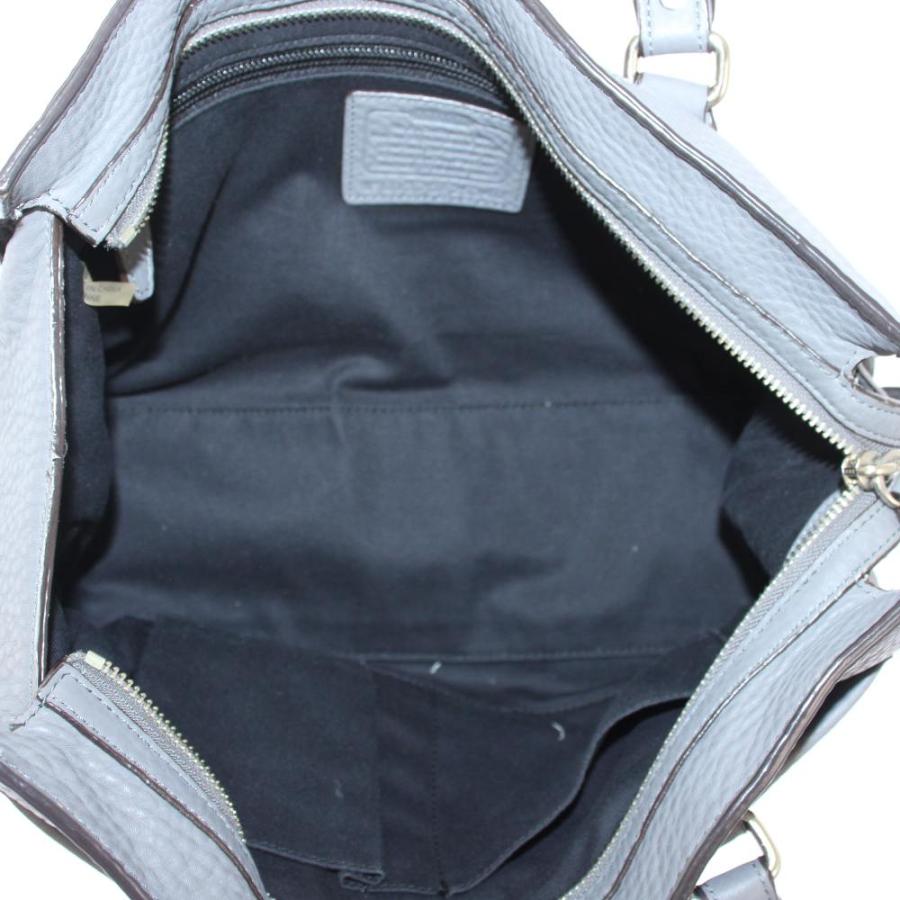 COACH（コーチ） ハンドバッグ レザー ワンカラー ロゴ グレー 25340