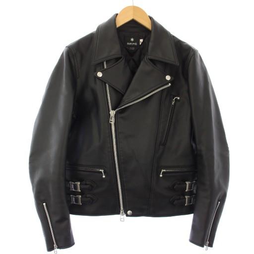 スノーピーク snow peak ライダースジャケット フェイクレザー ダブル