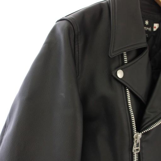 スノーピーク snow peak ライダースジャケット フェイクレザー ダブル