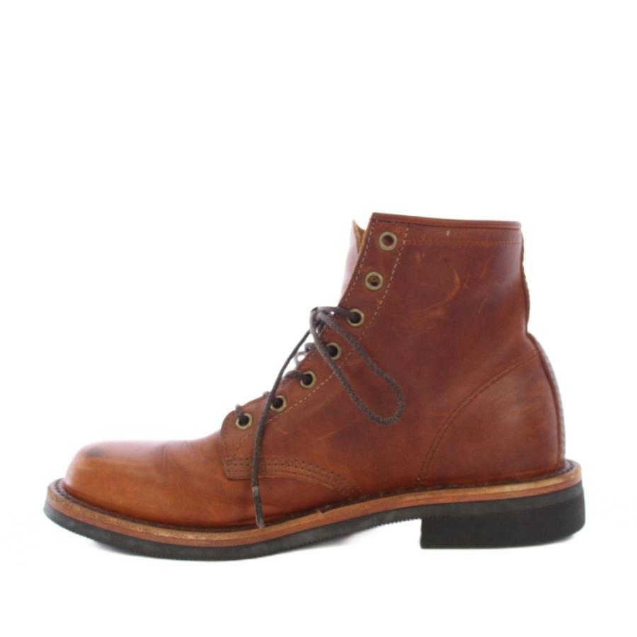 チペワ CHIPPEWA TAN RENEGADE ワークブーツ ショート レースアップ 8D