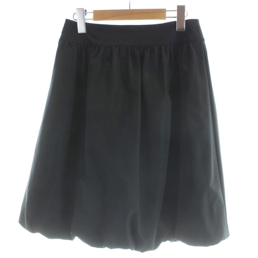 エムズグレイシー M'S GRACY スカート 38 黒 ブラック バルーン