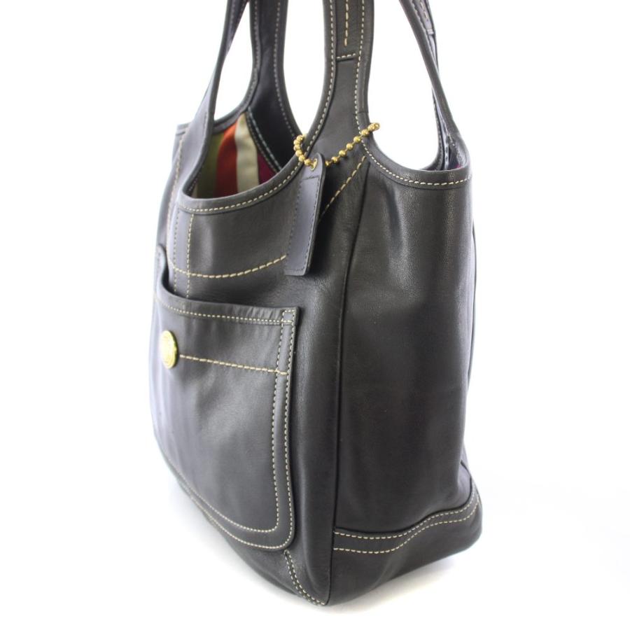 COACH（コーチ） エルゴ ハンドバッグ レザー ワンカラー 黒 ブラック