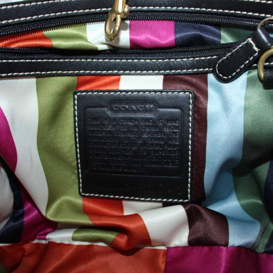 COACH（コーチ） エルゴ ハンドバッグ レザー ワンカラー 黒 ブラック