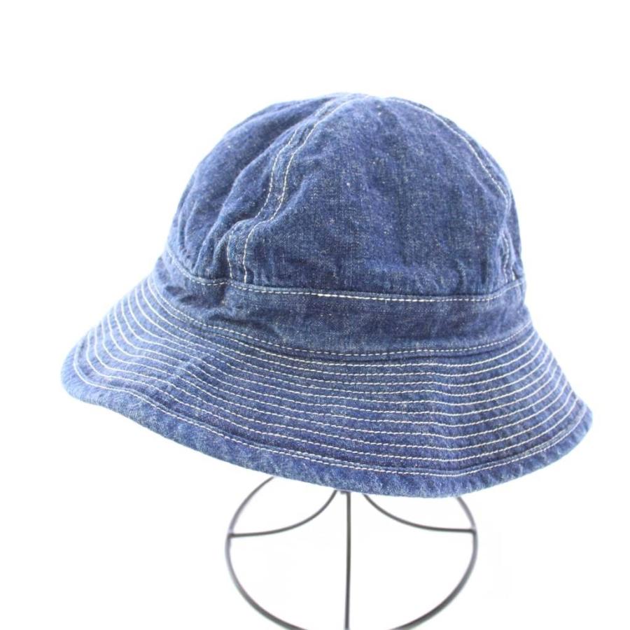 orslow　オアスロウ　デニム　希少　ペンキ加工　バケットハット　帽子 orslow オアスロウ デニム 希少 ペンキ加工 バケットハット 帽子